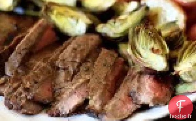 Artichauts Grillés Au Citron Et À L'Ail