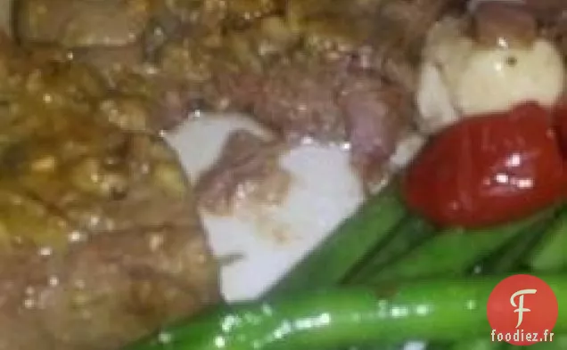 Rôti de Filet de Bœuf Frotté à l'Avocat et à la Dijon