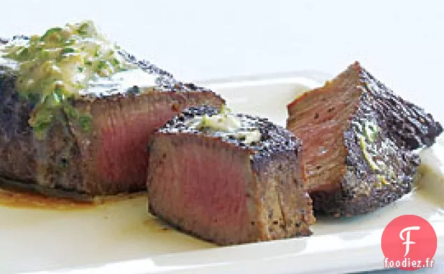 Steak Poêlé Au Beurre De Câpres Et D'anchois