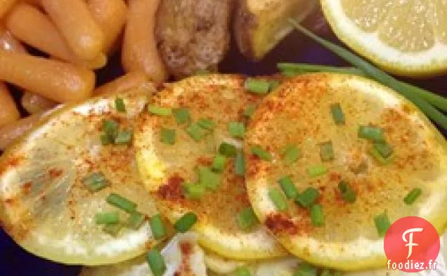 Morue au Citron, à l'Ail et à la Ciboulette