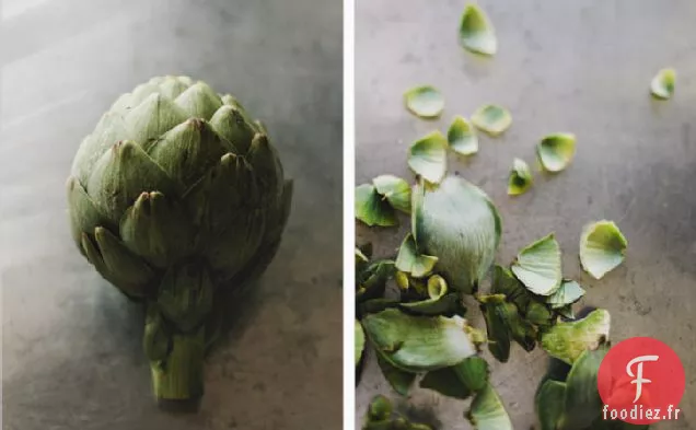 Artichauts Cuits à la Vapeur + Aïoli à l'Ail