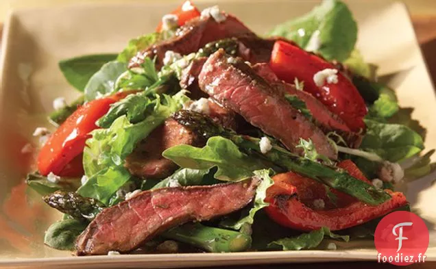 Salade de Steak Balsamique et Fromage Bleu