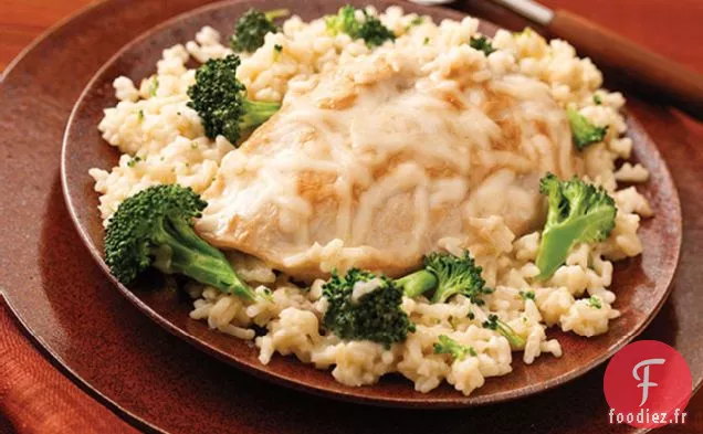 Poêle au Poulet et Riz Mozzarella