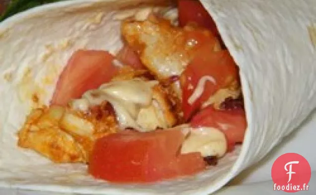 Wraps de Poulet Buffalo et Ranch