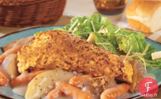 Poulet et Légumes Rôtis aux Herbes