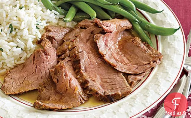 Steak De Flanc Grillé Mariné à la Thaïlandaise