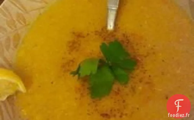 Soupe Aux Lentilles Rouges à La Libanaise