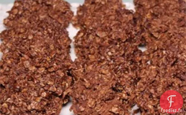 Biscuits au Chocolat Et à la Noix de Coco Sans Cuisson