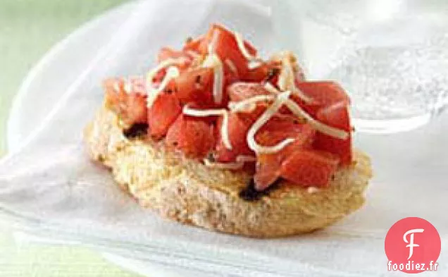Bruschetta aux Tomates Fraîches et aux Herbes