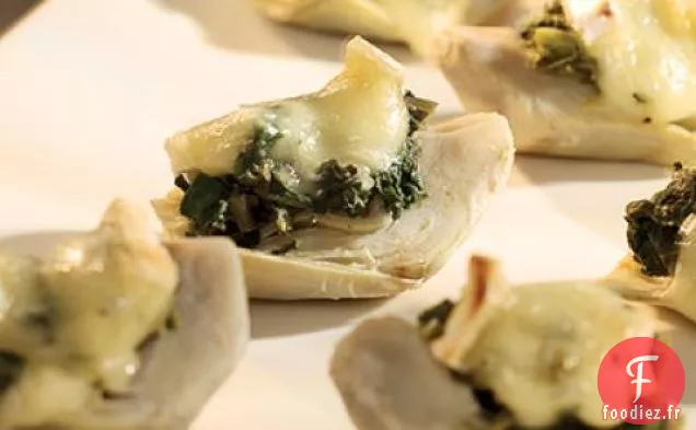 Recette De Cœurs D'Artichaut Garnis D'Épinards Et De Brie