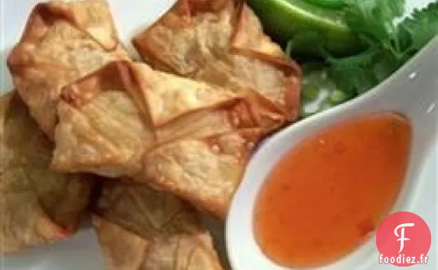 Wontons de Poulet Épicés et Coriandre