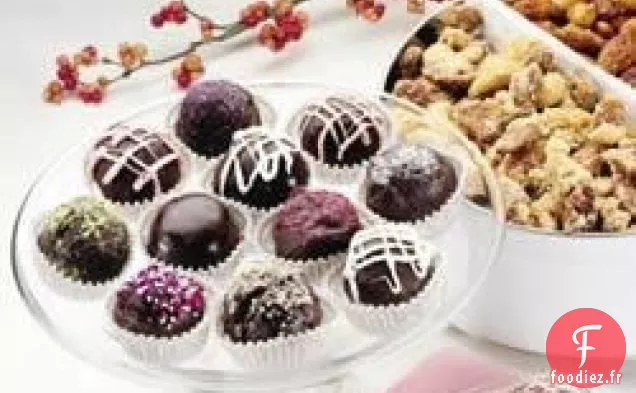 Bouchées De Brownie Enrobées De Chocolat