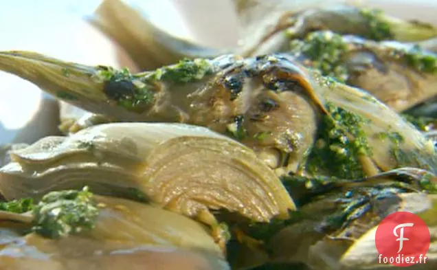Artichauts grillés au Persil et à l'Ail