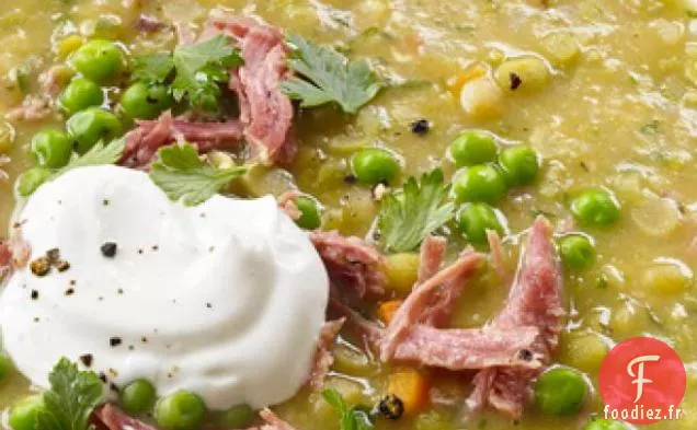 Soupe aux Pois Cassés à la Mijoteuse