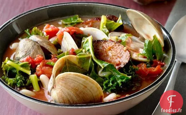 Soupe aux Saucisses et aux Palourdes