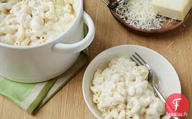 Macaroni Crémeux au Fromage et à la Poêle
