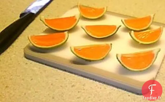 Shots Jell-O® de Pastèque tranchés