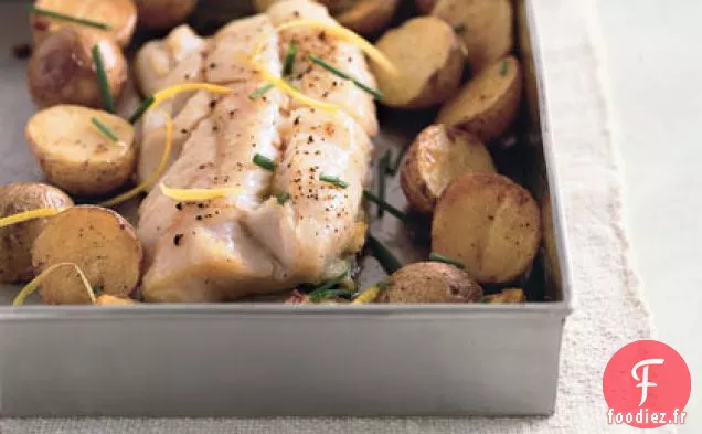 Morue Rôtie aux Pommes de Terre Croquantes