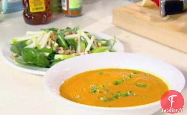 Soupe de Patates Douces aux Noisettes