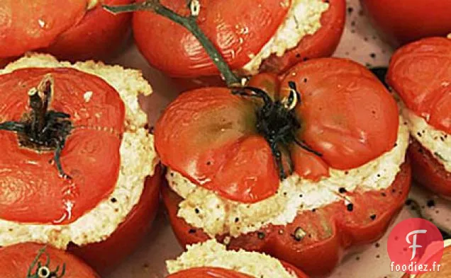 Tomates Rôties au Four Farcies au Fromage de Chèvre