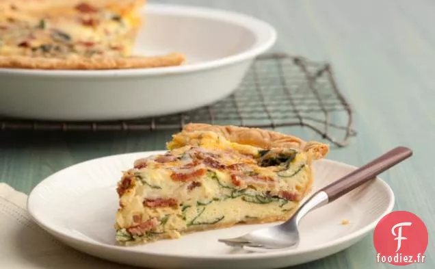 Quiche aux Épinards et Bacon