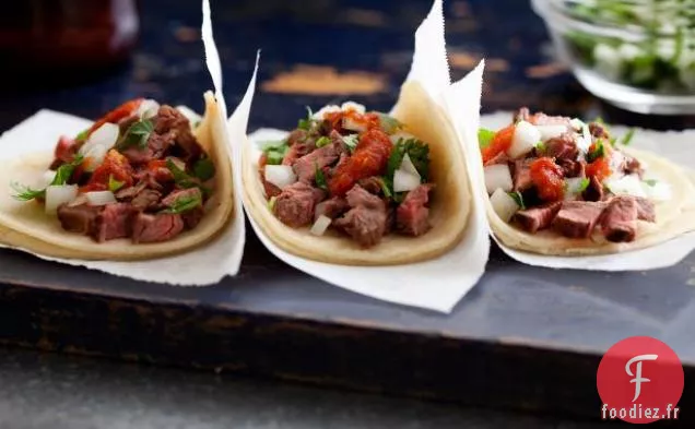 Tacos au bœuf: Tacos de Carne Asada