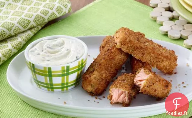Bâtonnets de Poisson Au Parmesan