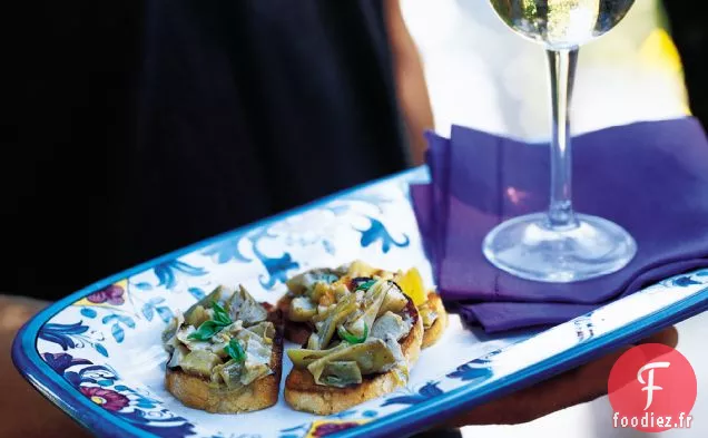 Bruschetta aux Artichauts
