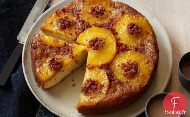 Gâteau à l'envers Bacon-Ananas