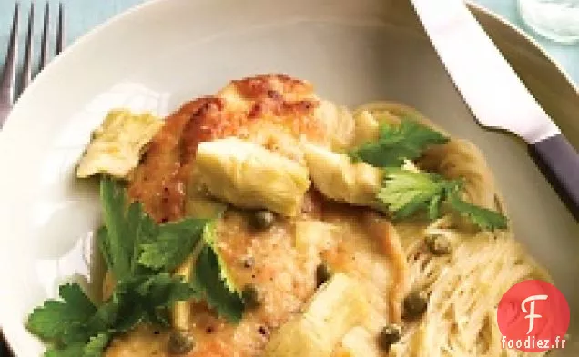 Poulet Aux Artichauts Et Cheveux D'Ange