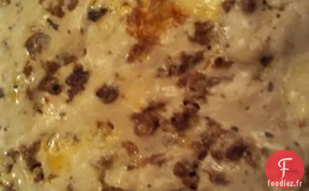 Soufflé aux Œufs et aux Saucisses