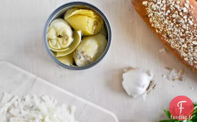 Pains Français aux Artichauts au Fromage