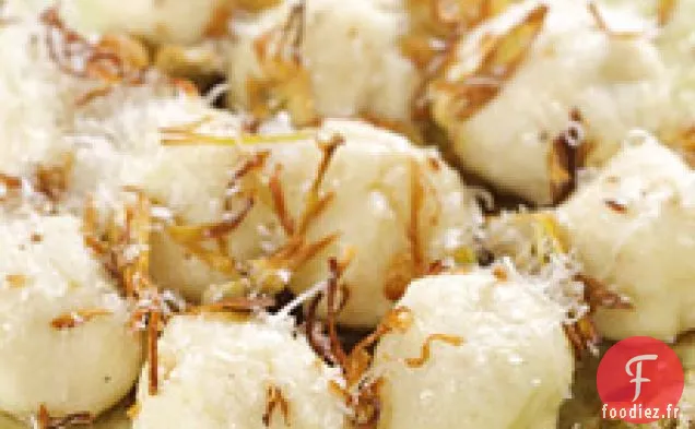 Gnocchis À La Ricotta Et Artichauts Croustillants