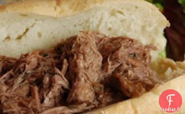Boeuf Italien à la mijoteuse pour Sandwichs