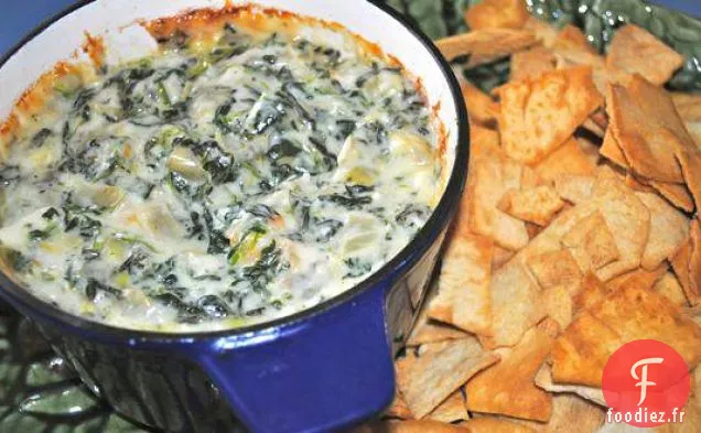 Trempette Aux Épinards Et Artichauts Gorgonzola