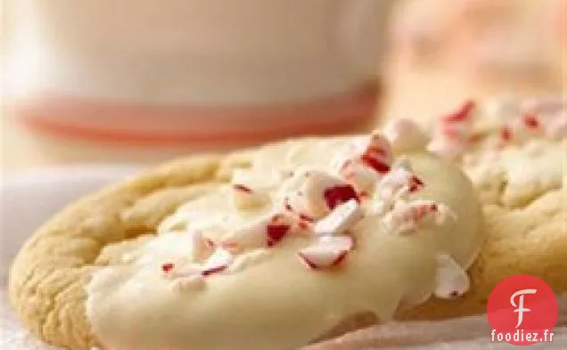 Biscuits au Sucre Croquant à la Menthe Poivrée