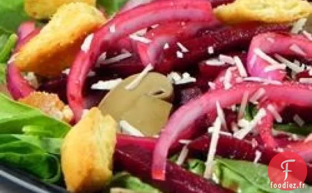 Salade de Betteraves Balsamiques et Épinards Frais de Nicole