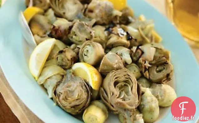 Jambon De Pays Séché Aux Artichauts Grillés