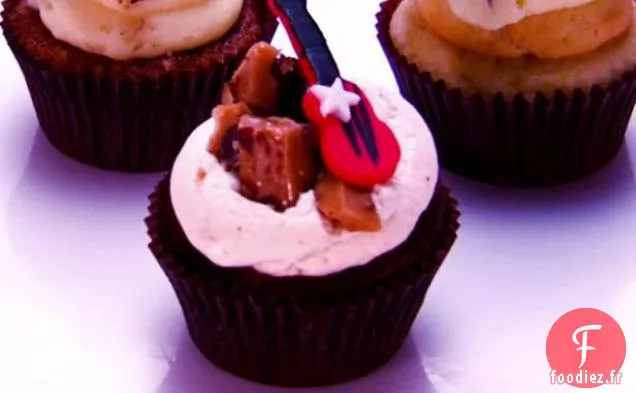 Cupcake Au Caramel Au Chocolat Et Au Caramel