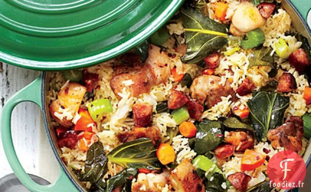 Poulet-et-Chou Pilau