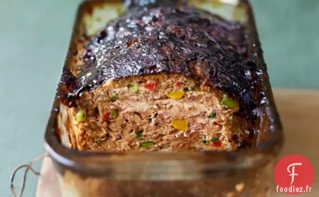 Pain de Viande de Légumes avec Glaçage Balsamique
