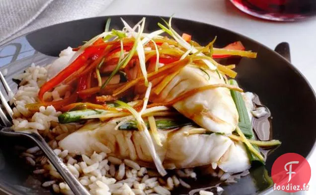 Poisson Asiatique Cuit à la Vapeur