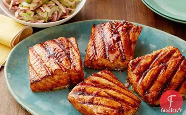 Saumon Grillé Sucré et Épicé