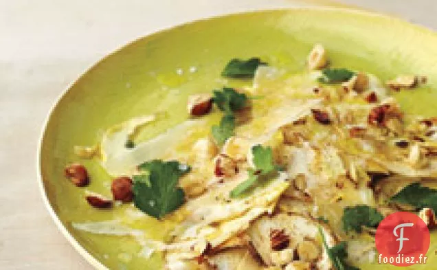 Salade D'Artichauts Rasés Au Persil Et Au Parmesan