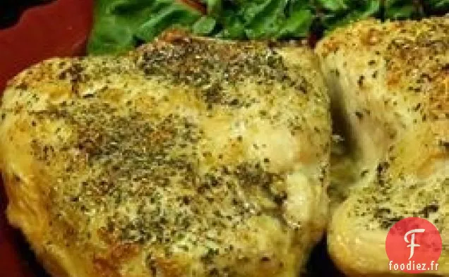 Poitrine de Poulet Fendue Au Four