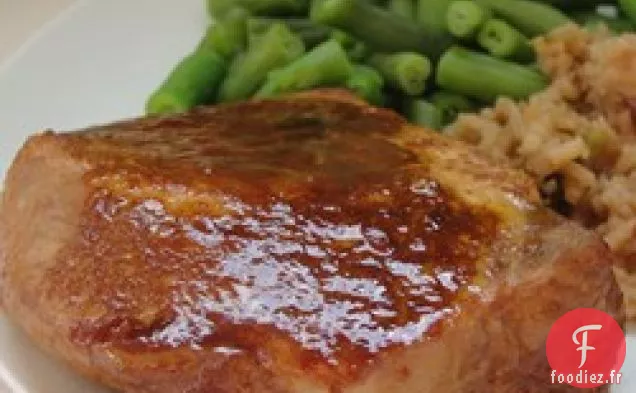Côtelettes De Porc Cuites au Four Marinées