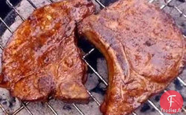 Côtelettes De Porc Épicées Marinées