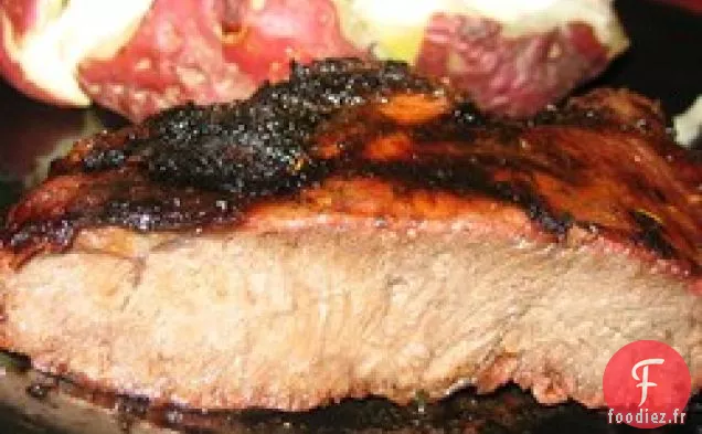 Steak de Fer Plat au Whisky Irlandais