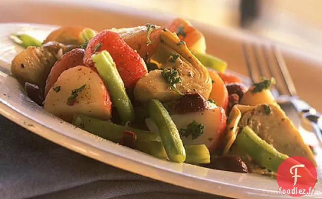 Salade Marinée de Pommes de Terre et d'Artichauts