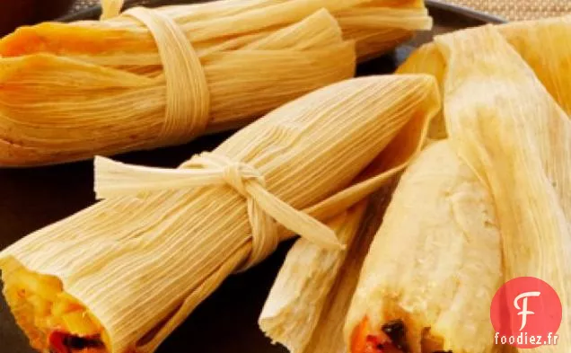 Tamales au Fromage Cheddar Fumé